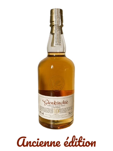 Glenkinchie Lowland single malt Scotch whisky 10 years old Années 1980