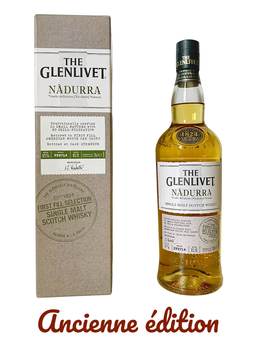 The Glenlivet single malt Scotch whisky Nadurra FF0714 first fill selection