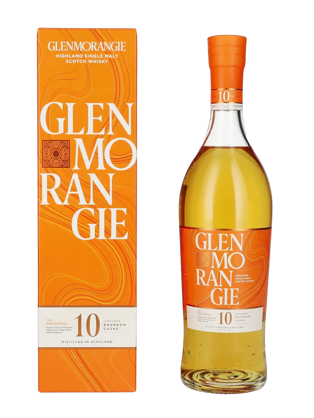 Glenmorangie Highland single malt Scotch whisky The Original aged 10 years in bourbon casks