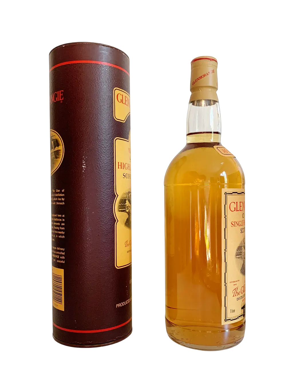 Glenmorangie 10 year old single Highland malt Scotch whisky