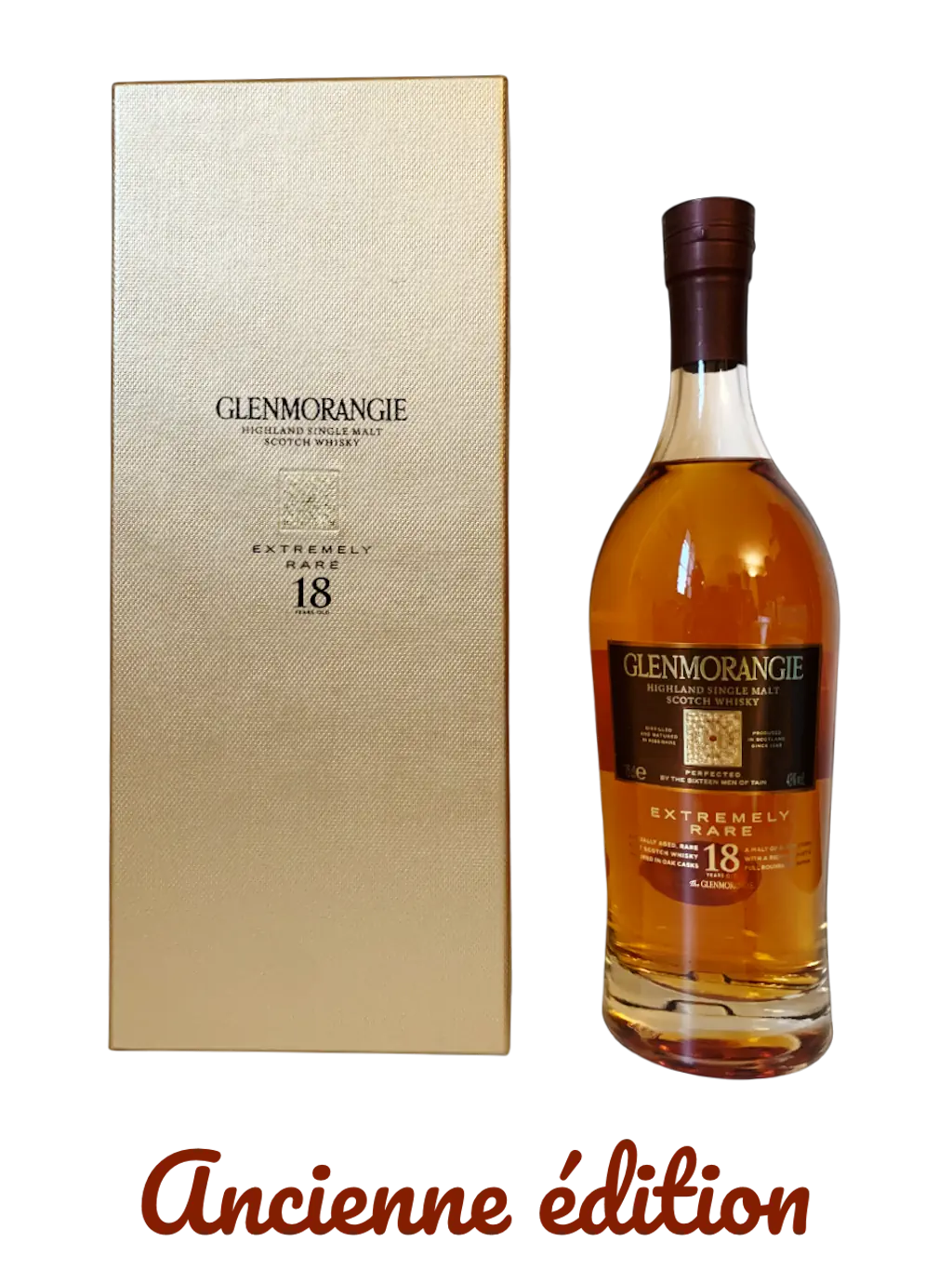 Glenmorangie 18 years old Extremely Rare Highland single malt Scotch whisky