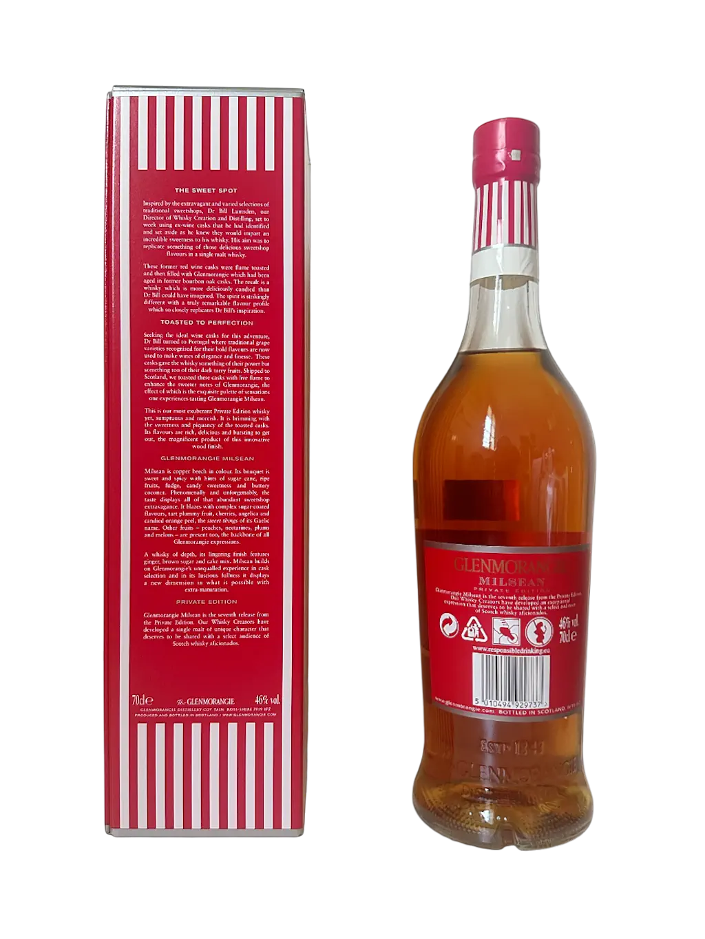 Highland Single Malt Scotch Whisky Glenmorangie Private Edition Milsean