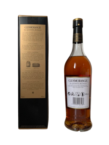 Glenmorangie Highland single malt Scotch whisky The Quinta Ruban port cask extra matured