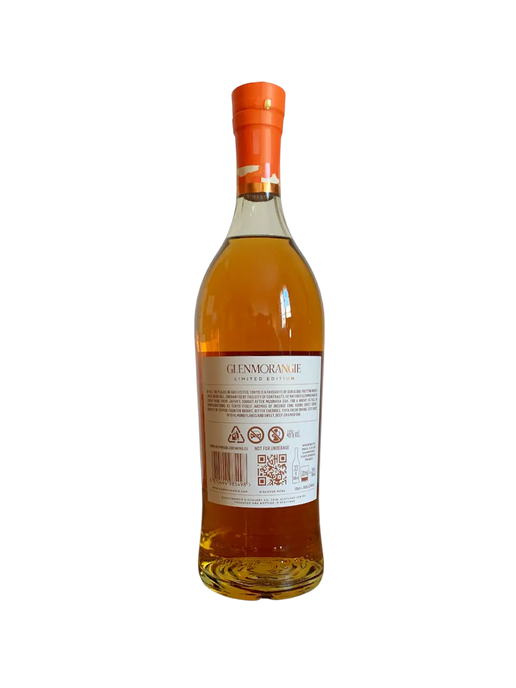 Glenmorangie Highland Single malt Scotch whisky A Tale of Tokyo A marriage of whisky aged in Mizunara, Bourbon and Sherry casks