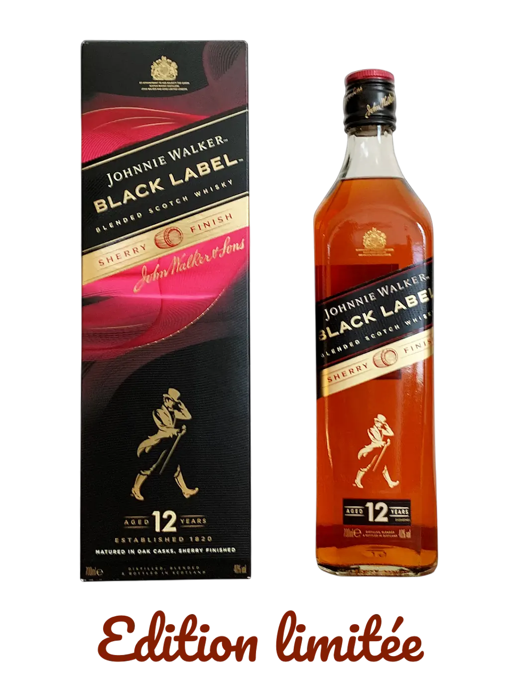 Blended Scotch Whisky Johnnie Walker Black Label 12 ans Sherry Cask Finish
