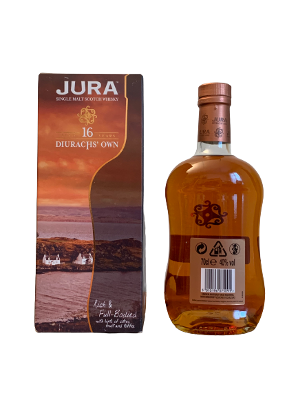Jura Single Malt Scotch Whisky Aged 16 years Diurachs' Own Rich and full bodied