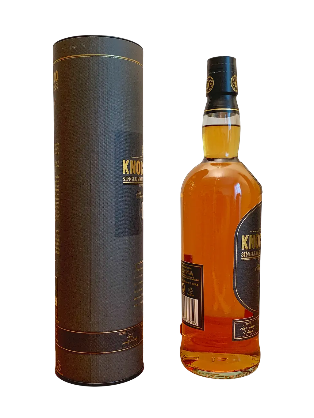 Single malt Scotch whisky Knockando aged 18 years Slow Matured Distilled in 2001 Bottled in 2019