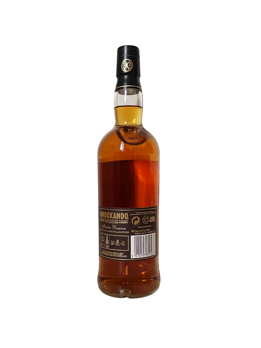 Knockando single malt Scotch whisky 21 years ans Master Reserve 1997 coffret 2 verres