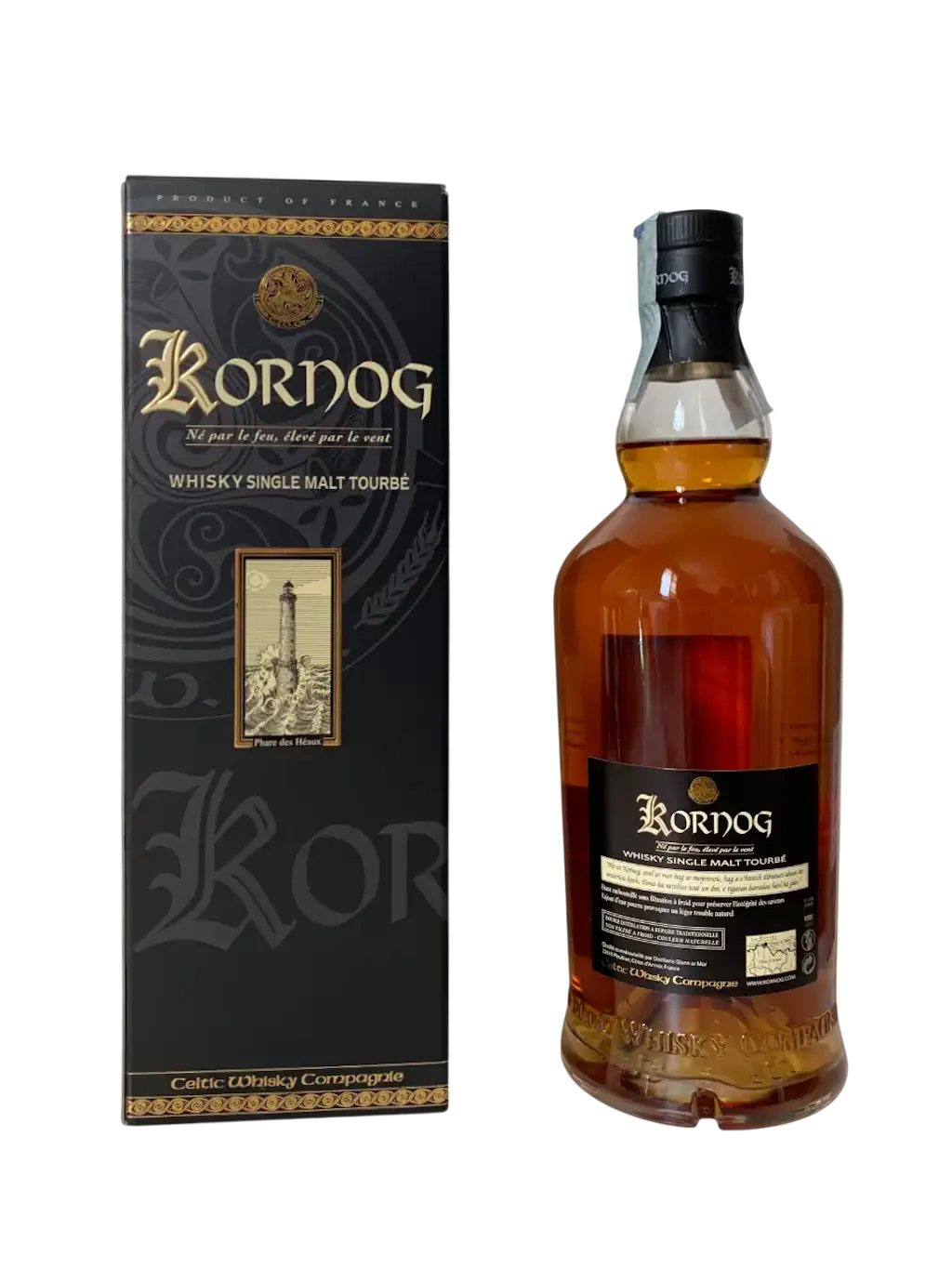 Whisky français single malt tourbé Kornog Sauternes Cask 2016