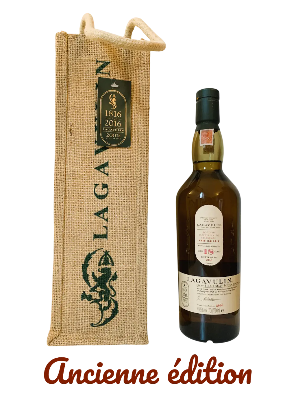 Lagavulin Islay single malt Scotch whisky aged 18 years bottled especially to celebrate Feis Ile 2016