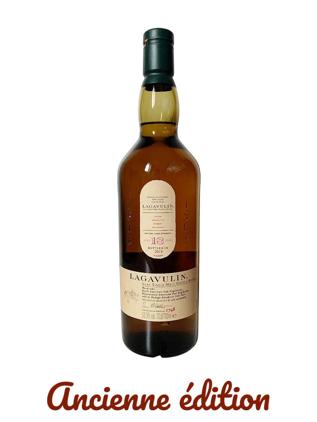 Lagavulin aged 18 years Islay single malt Scotch whisky bottled especially to celebrate Feis le 2018