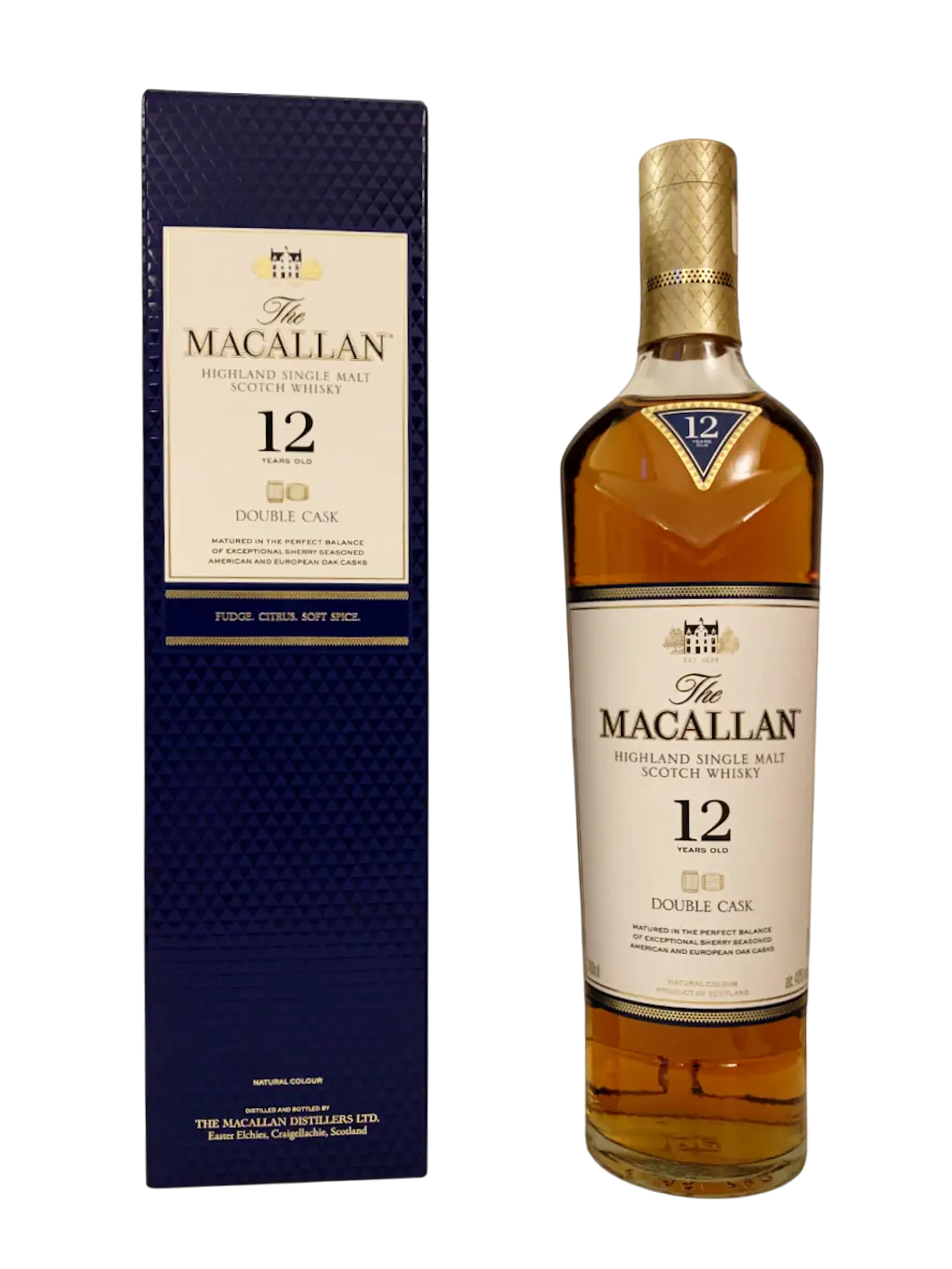 The Macallan Highland Single Malt Scotch Whisky 12 ans Double Cask