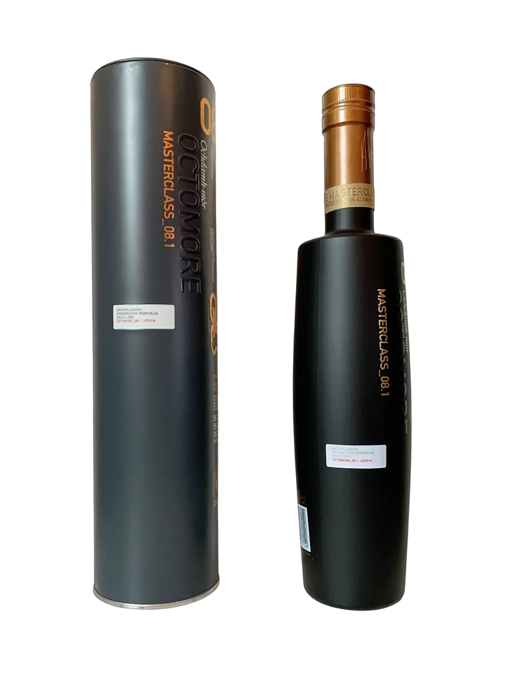 Octomore Masterclass 08.1 super heavily peated islay single malt Scotch whisky aged 8 years