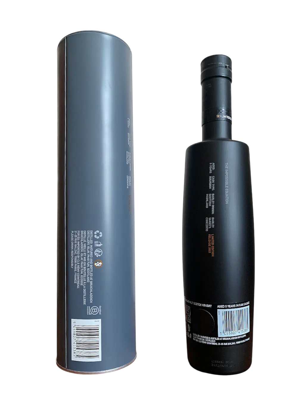 Octomore Islay Single Malt Scotch Whisky Super Heavily Peated Edition 13.1 Scottish Barley