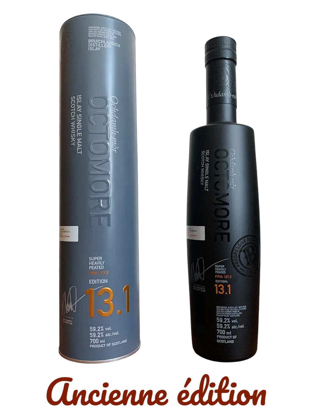 Octomore Islay Single Malt Scotch Whisky Super Heavily Peated Edition 13.1 Scottish Barley
