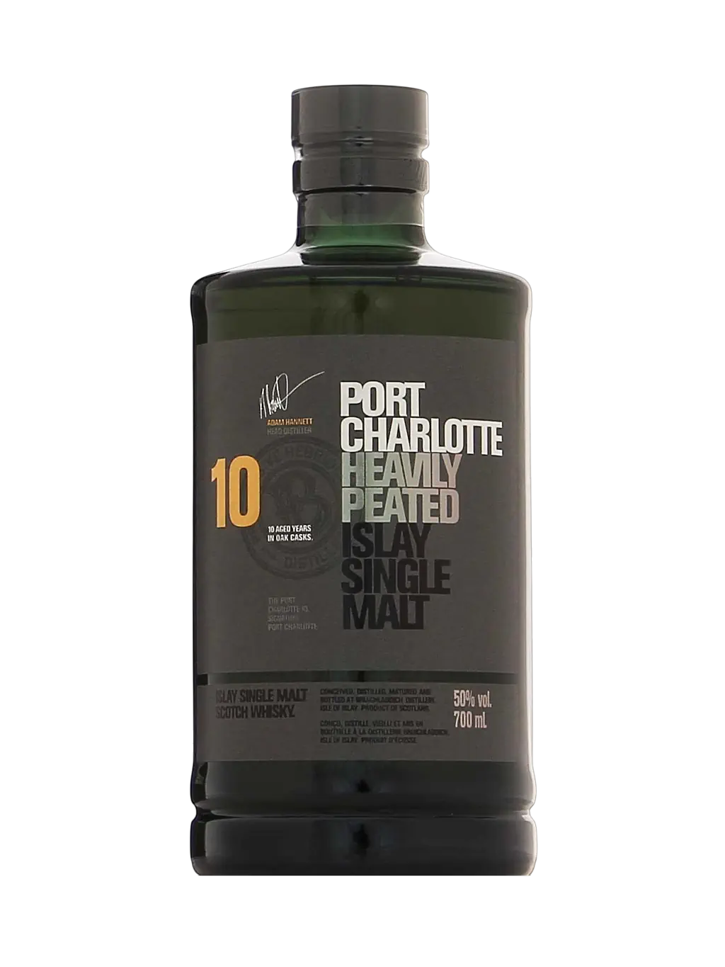 Port Charlotte Heavily Peated Islay single malt 10 ans