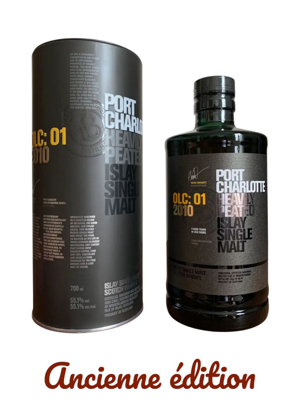 Port Charlotte Heavily Peated Islay Single Malt OLC:01 2010