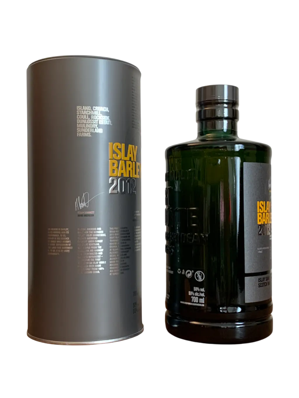 Bruichladdich Port Charlotte Islay Single Malt Scotch Whisky Heavily Peated Islay Barley 2012