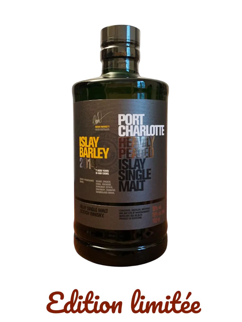 Port Charlotte Heavily Peated Islay Single Malt Islay Barley 2014