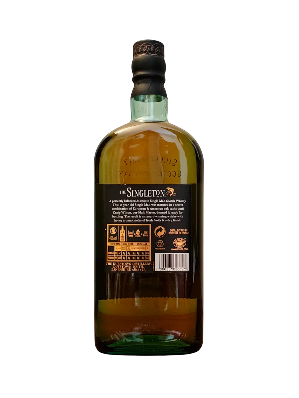 The Singleton Single Malt Scotch Whisky Dufftown aged 15 years