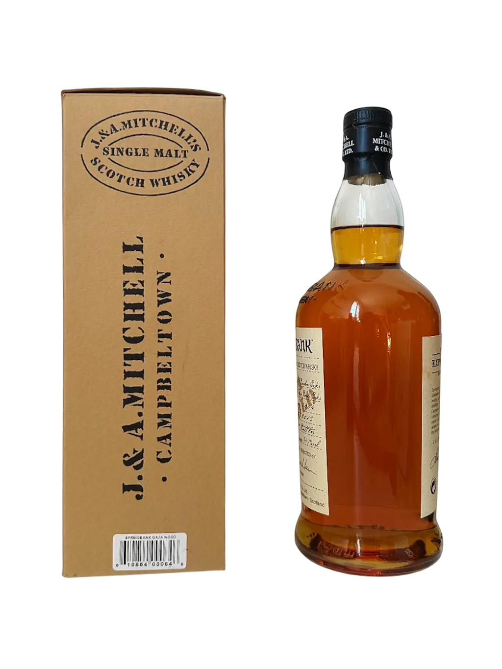 J&A Mitchell's single malt Scotch whisky Springbank 9 years old Gaja Barolo