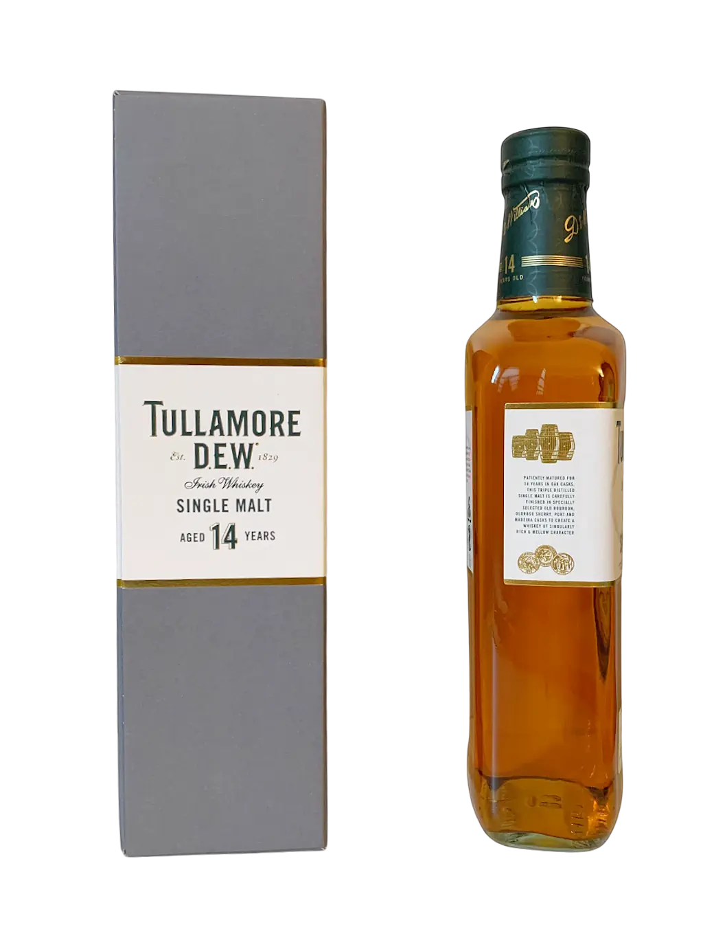 Tullamore D.E.W. Irish whisky single malt aged 14 years
