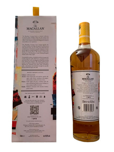 Macallan Highland Single Malt Scotch Whisky David Carson Concept 3 2020