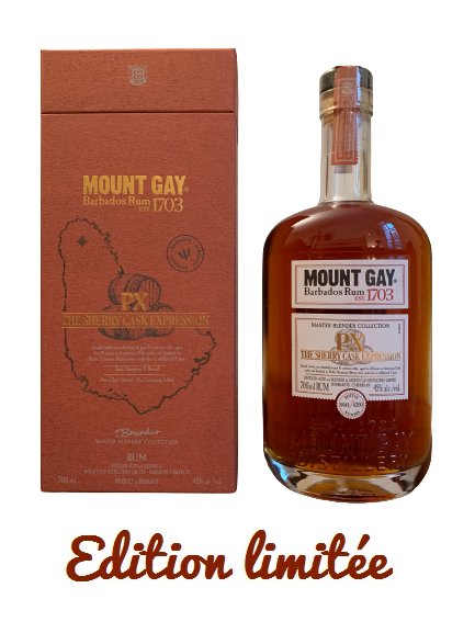 Mount Gay Barbados Rum The Master Blender Collection PX The Sherry Cask Expression