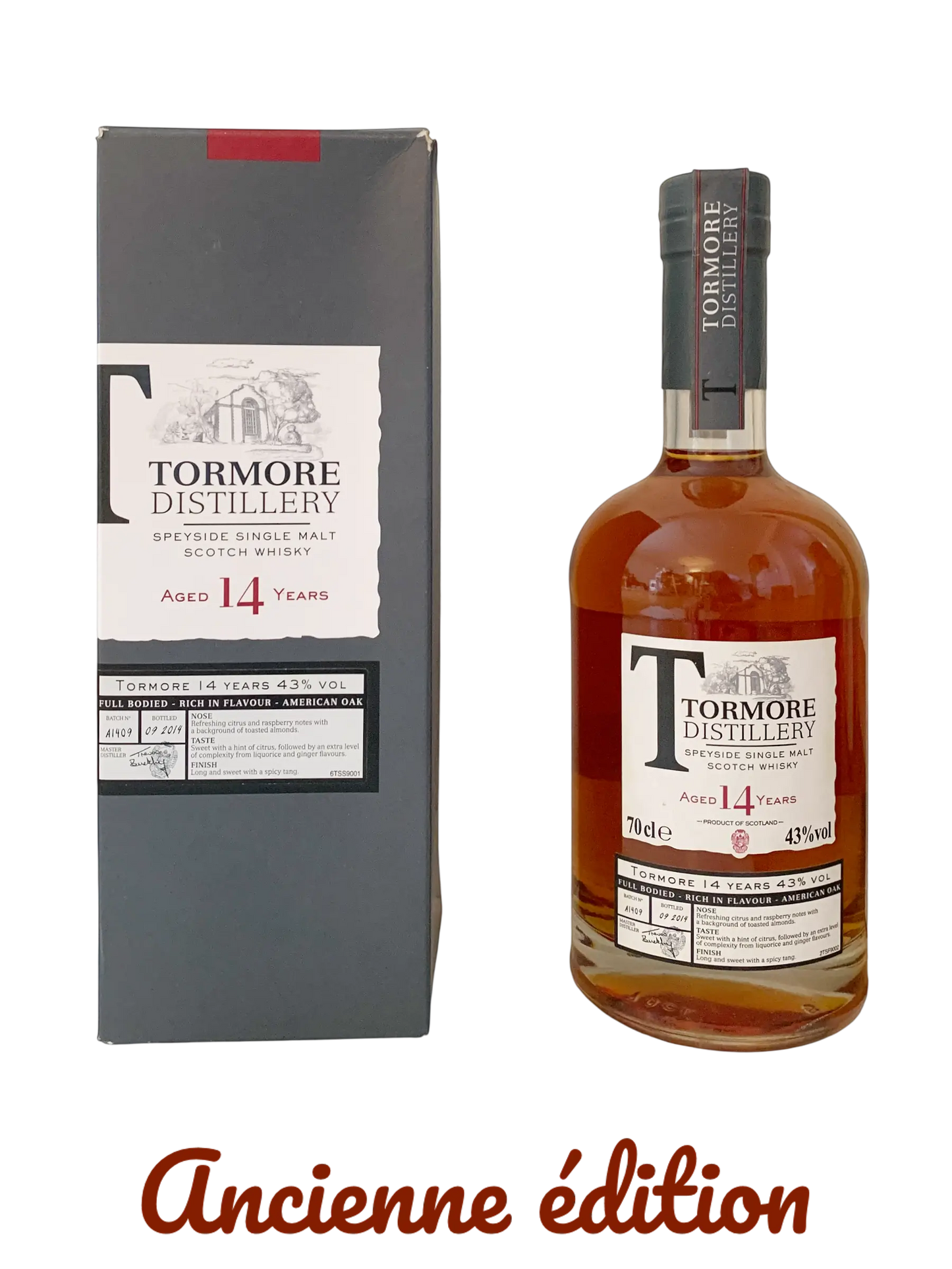 Tormore Distillery Speyside Single Malt Scotch Whisky Aged 14 years