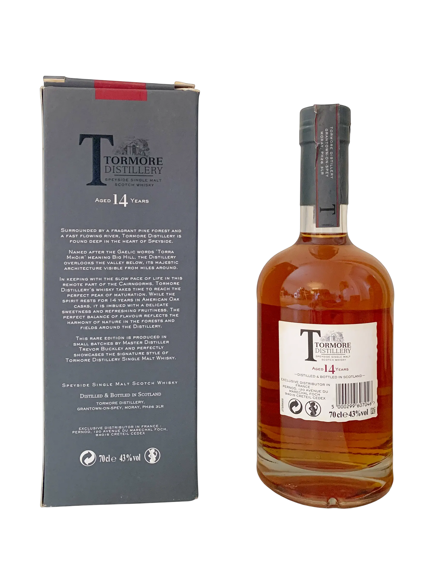 Tormore Distillery Speyside Single Malt Scotch Whisky Aged 14 years