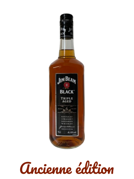 Jim Beam Black Triple aged aged 6 years Kentucky Straight bourbon whiskey