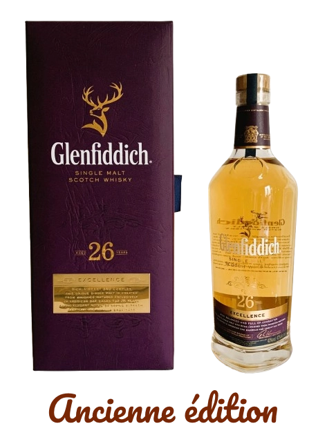 Glenfiddich Single Malt Scotch Whisky aged 26 years Excellence