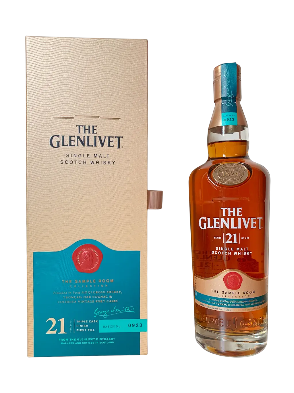 The Glenlivet 21 years old Triple Cask Finish First Fill The sample room collection