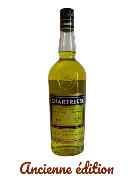 Chartreuse Jaune Liqueur fabriquée par les Pères Chartreux Santa Tecla 2018