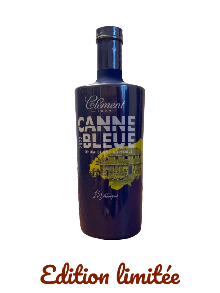 Rhum blanc agricole de la Martinique Clément Canne Bleue 2022