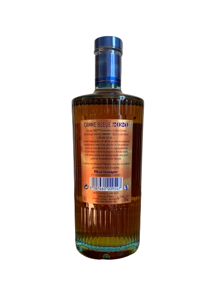 Rhum Vieux Agricole Clément 20ème Anniversaire Canne Bleue 2020