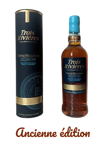 Trois Rivières French Plantation Rhum Triple Millésime 2001 2005 2011 Rhum Extra Vieux Agricole Martinique