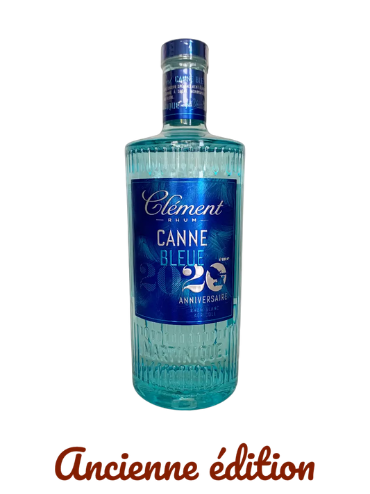 Clément Rhum Canne Bleue 20ème anniversaire Rhum blanc agricole de Martinique