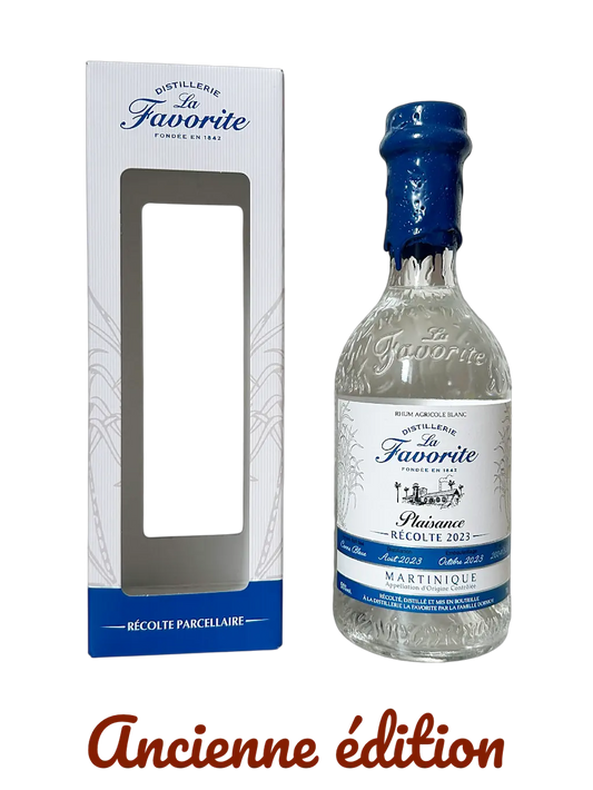 Rhum agricole blanc de Martinique La Favorite Plaisance Récolte 2023
