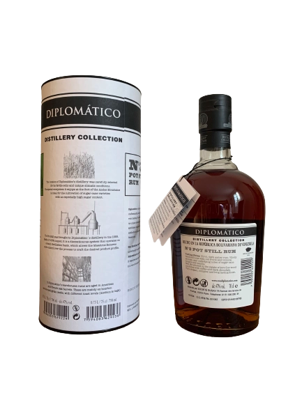 Rhum Ron de Venezuela Diplomatico Distillery Collection Number 3 Pot Still Rum