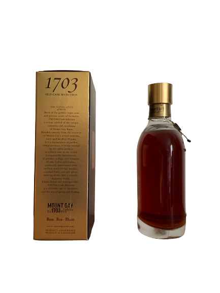 Rhum Barbade Mount Gay 1703 Old Cask Reserve