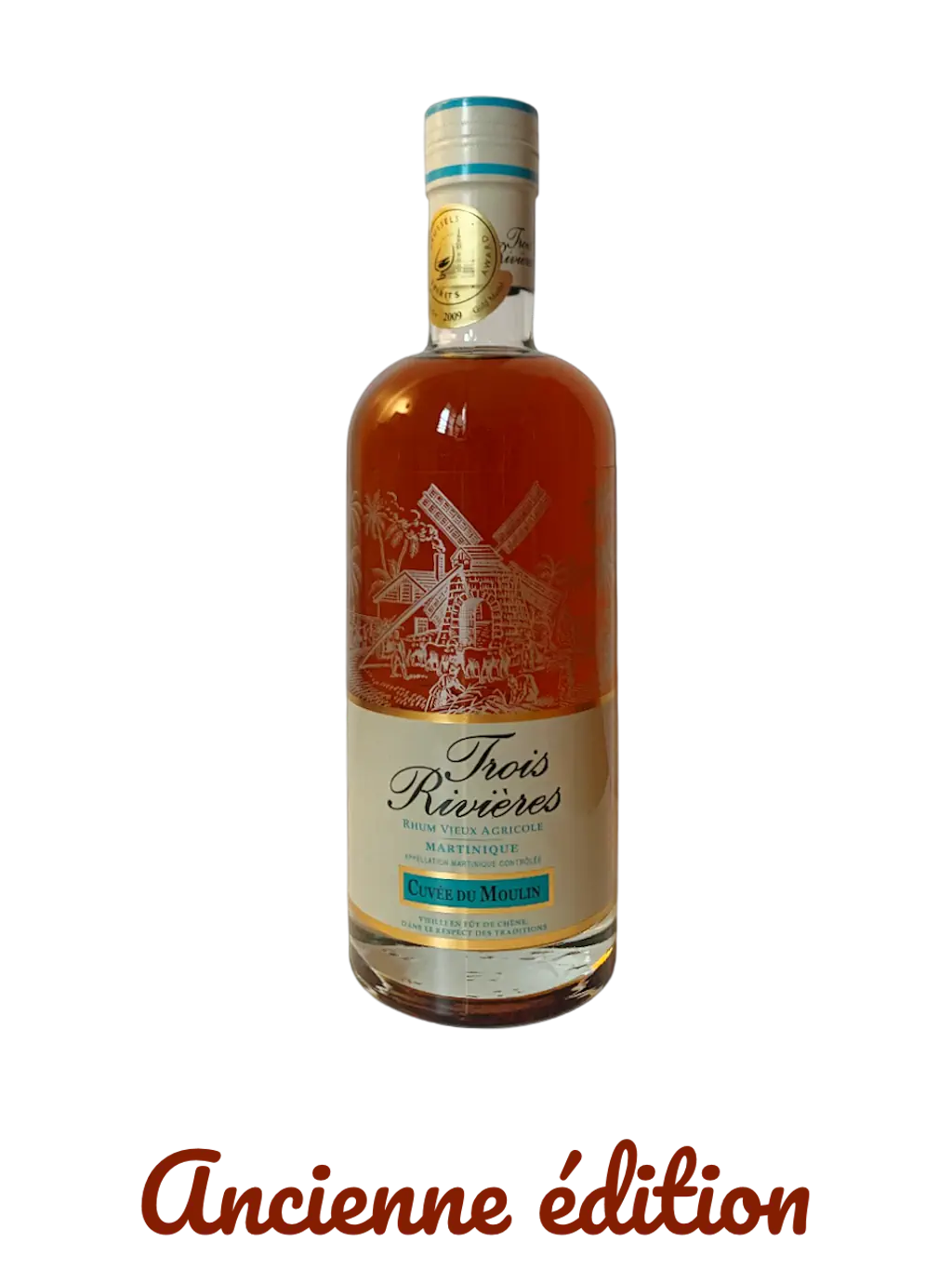 Trois Rivières rhum vieux agricole Appellation Martinique  Contrôlée Cuvée du Moulin