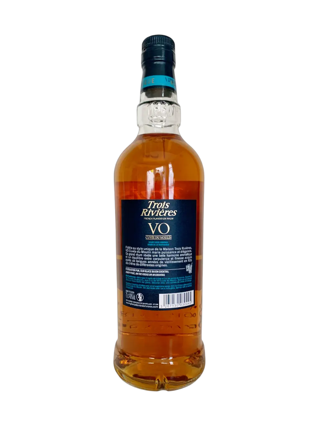 Trois Rivières French Plantation Rhum VO Cuvée du Moulin Rhum vieux agricole de la Martinique