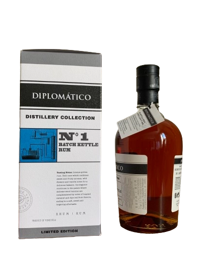 Diplomatico Distillery Collection nb 1 Batch Kettle Rum Limited Edition Batch 7