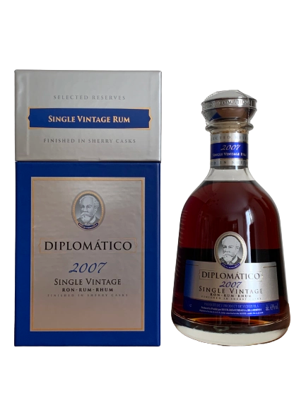 Ron Rum Rhum Diplomatico Single Vintage 2007 finished in Sherry casks