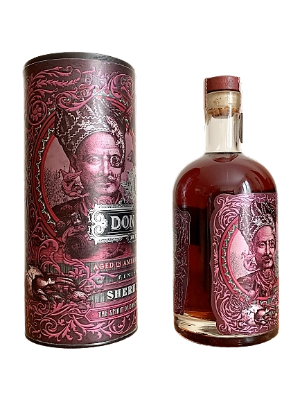 Rum Don Papa finished in Sherry Casks aged in American oak barrels