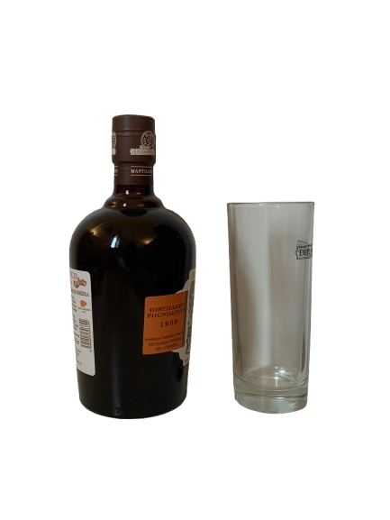 Ron Extra Anejo Venezuela Diplomatico Mantuano Coffret avec Verre Collins