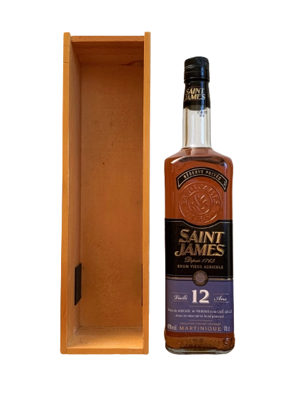 Rhum vieux agricole de Martinique Saint James Réserve privée vieilli 12 ans