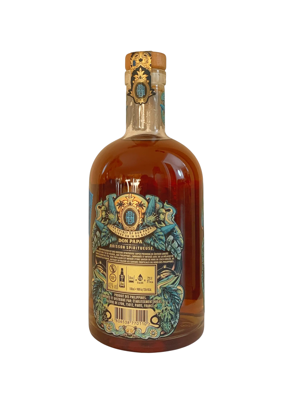 Don Papa single island Alon Boisson Spiritueuse à base de rhum
