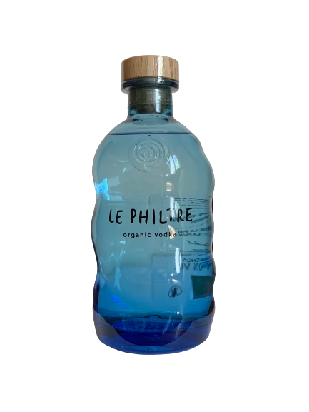 Vodka Francaise Le Philtre Organic réalisée à partir de blé issu de l'agriculture biologique